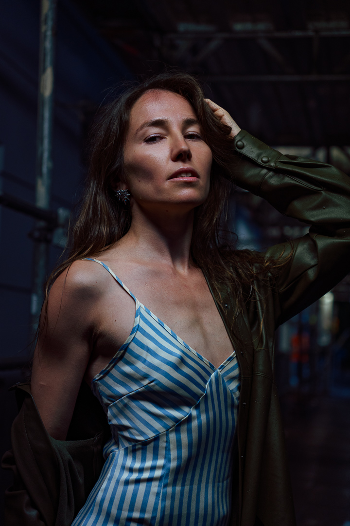 Berlin street editorial fashion portrait captured by Baptiste Mercier