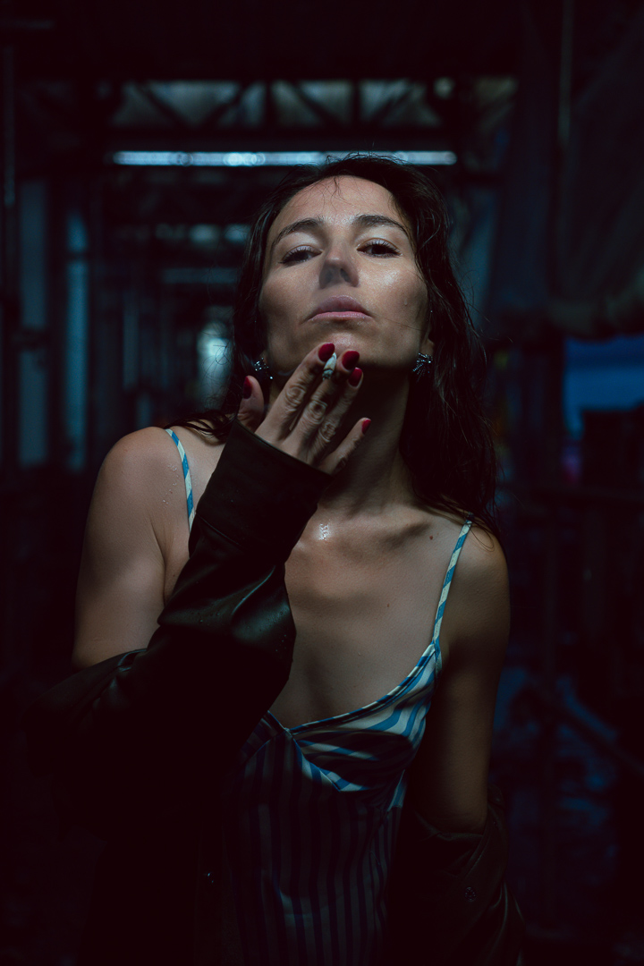 Berlin street editorial fashion portrait captured by Baptiste Mercier