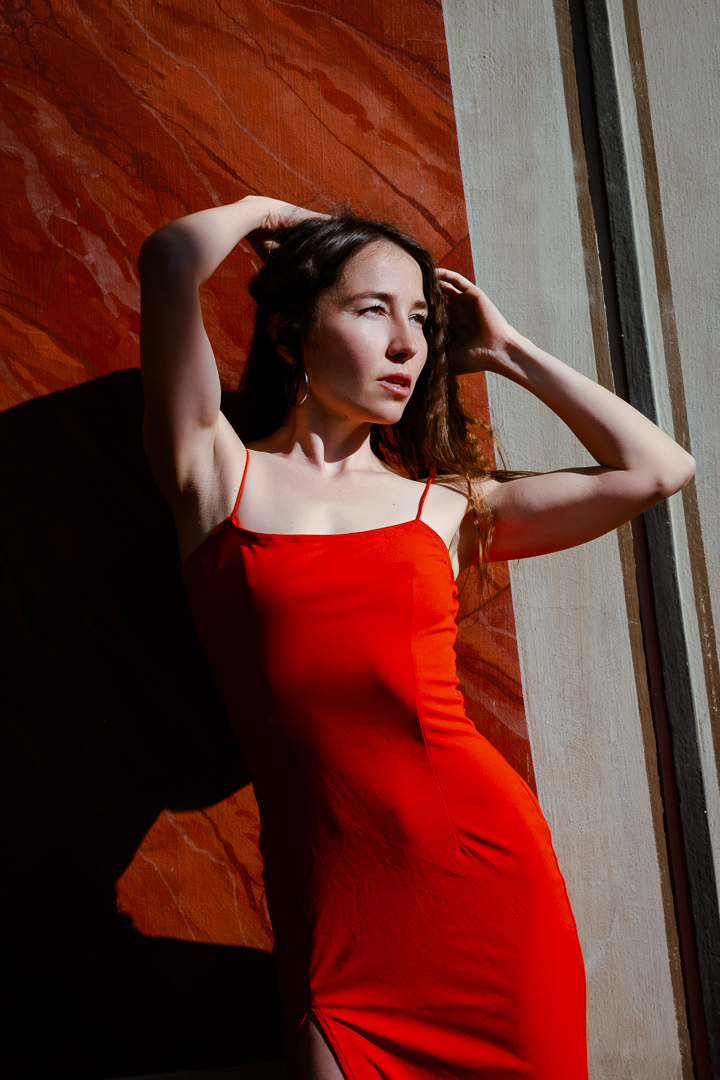 Berlin street editorial fashion portrait captured by Baptiste Mercier