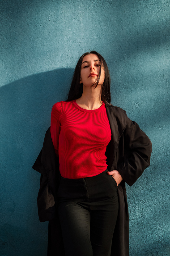 Berlin street editorial fashion portrait captured by Baptiste Mercier