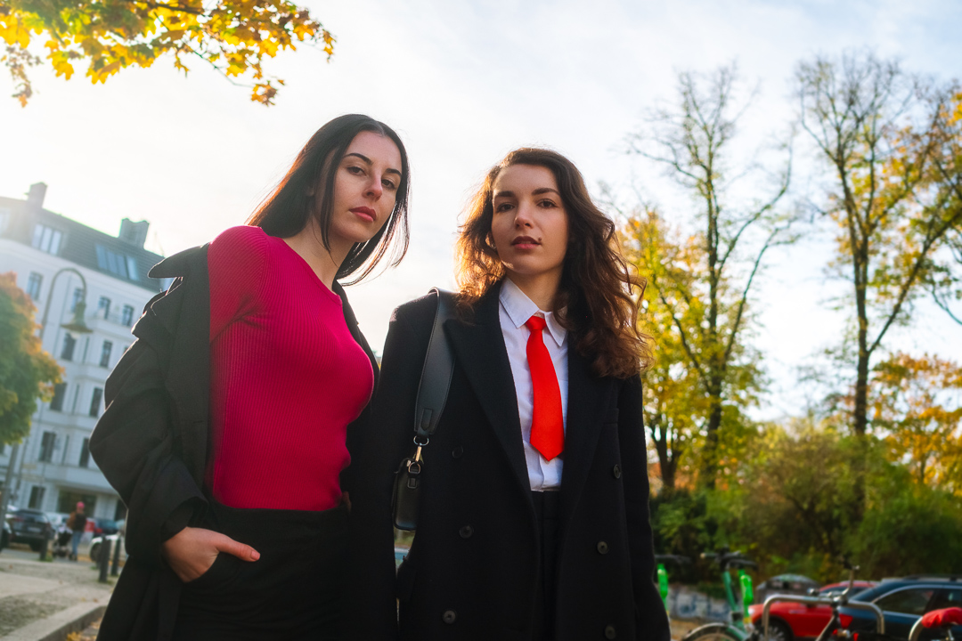 Berlin street editorial fashion portrait captured by Baptiste Mercier