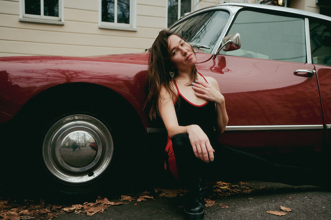 Berlin street editorial fashion portrait captured by Baptiste Mercier