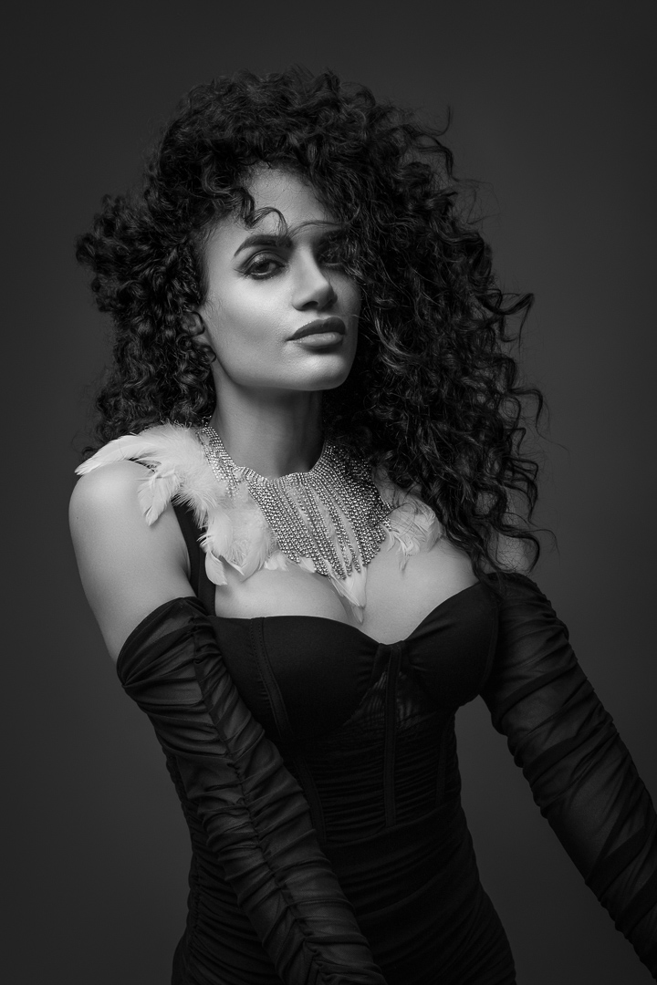 Editorial studio portrait session in Berlin captured by Baptiste Mercier