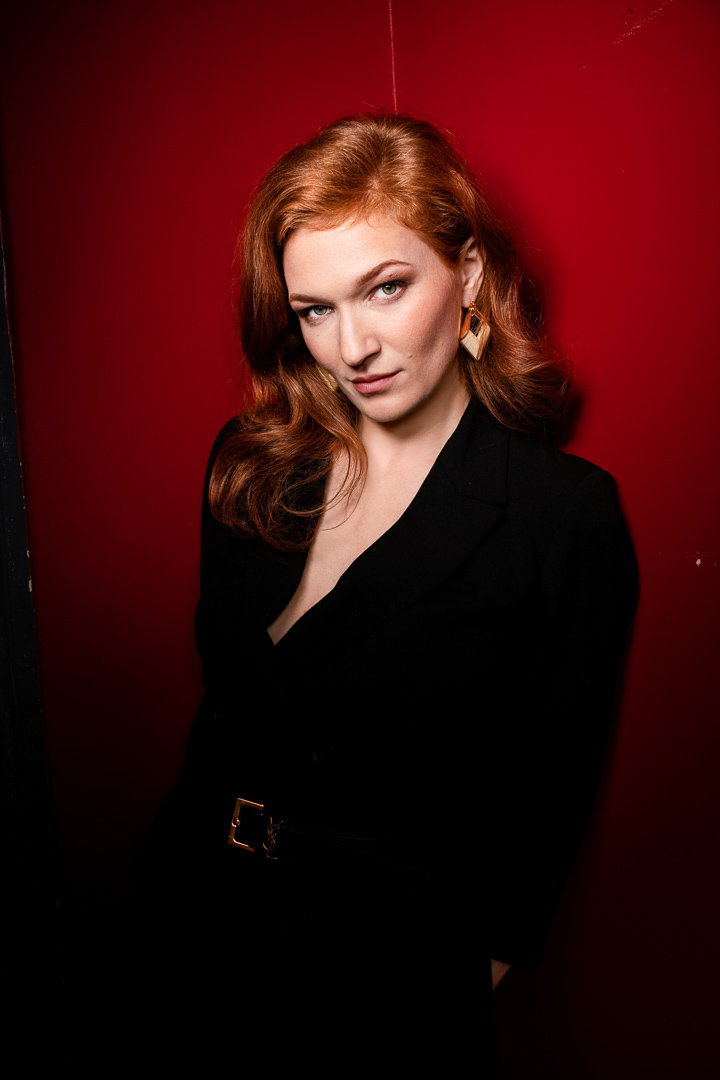 Editorial studio portrait session in Berlin captured by Baptiste Mercier