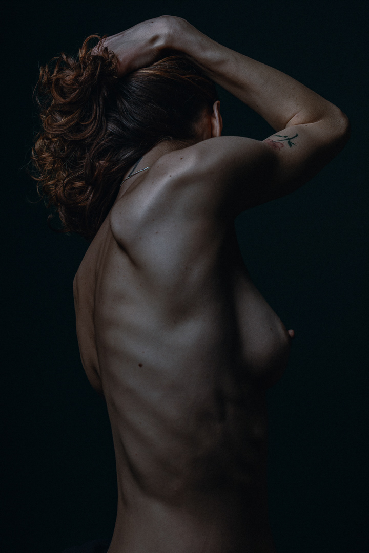 Editorial studio portrait session in Berlin captured by Baptiste Mercier