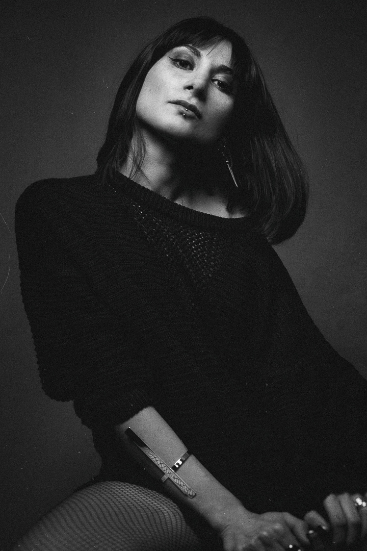 Editorial studio portrait session in Berlin captured by Baptiste Mercier