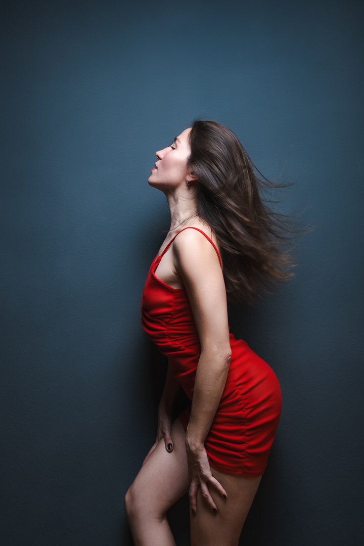 Editorial studio portrait session in Berlin captured by Baptiste Mercier