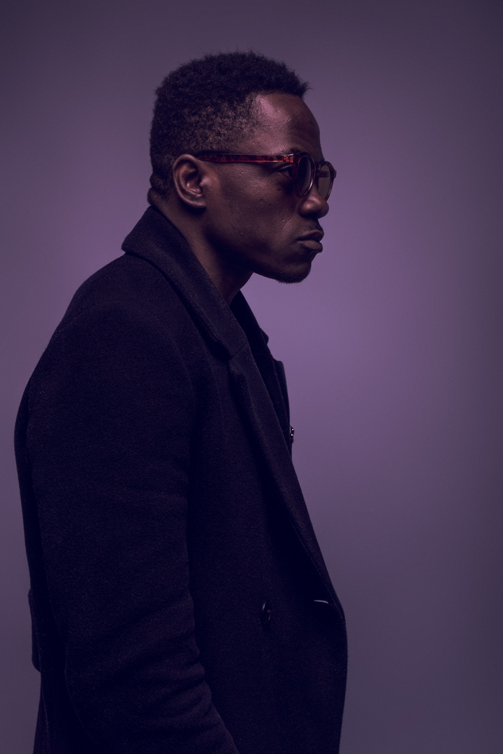 Editorial studio portrait session in Berlin captured by Baptiste Mercier