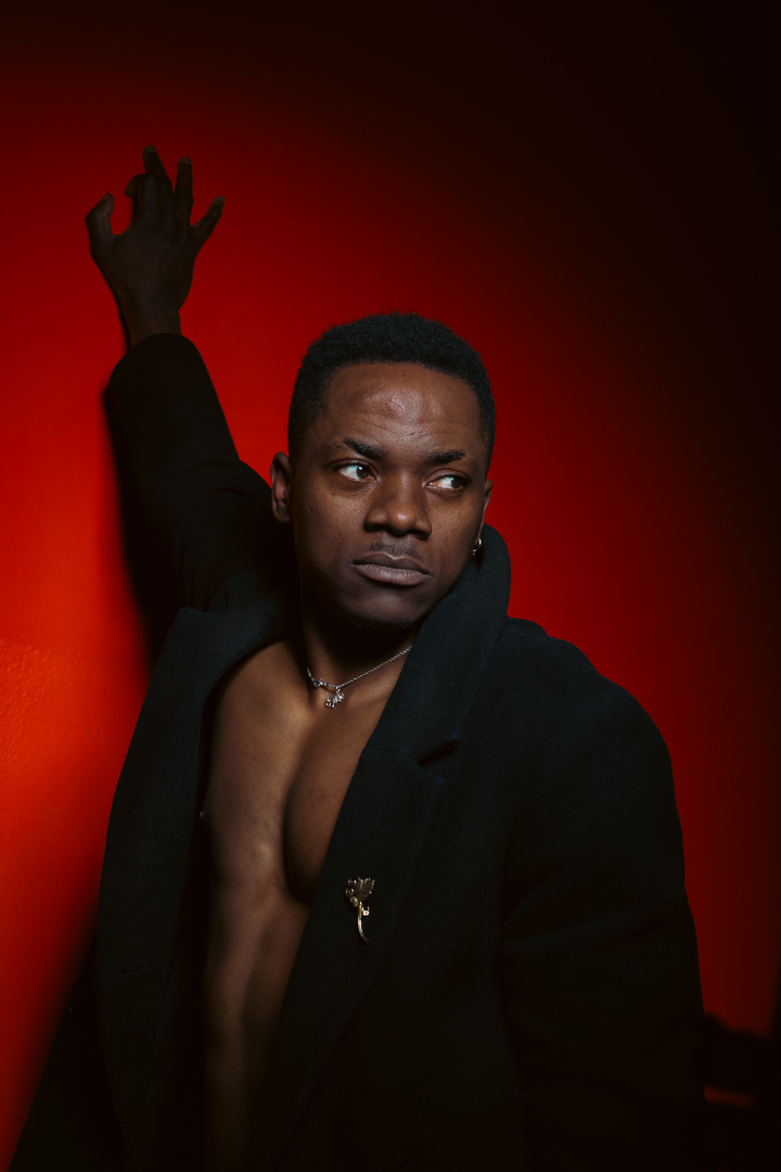 Editorial studio portrait session in Berlin captured by Baptiste Mercier